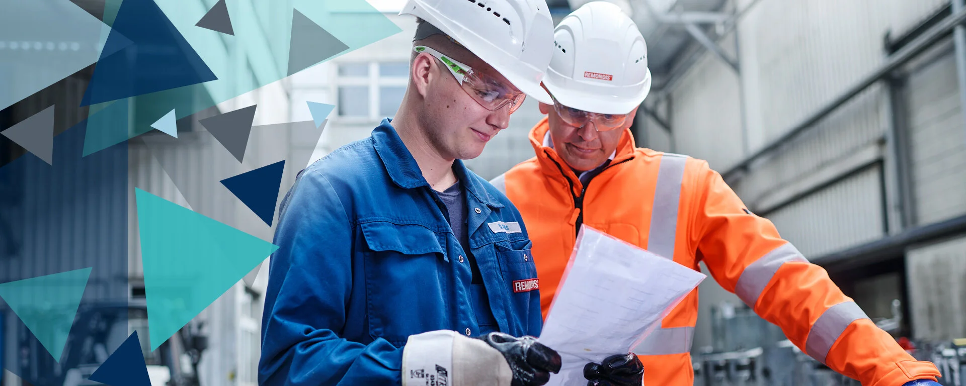 Employees check movement documents